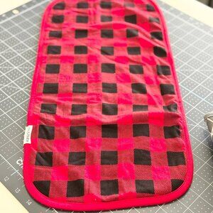 Brand-new Red Plaid Burp Cloth by TheAZBaby